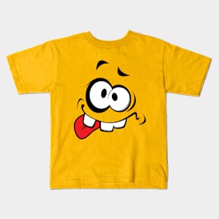 Funny Face Tongue Kids T-Shirt